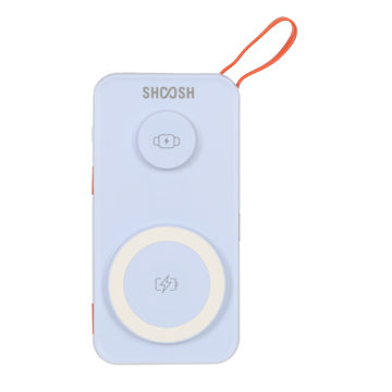پاوربانک (PD و فست شارژ) Shoosh 22.5W 10000mAh مدل SH+11OW - آبی - SMO