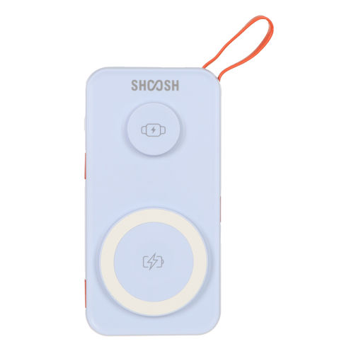 پاوربانک (PD و فست شارژ) Shoosh 22.5W 10000mAh مدل SH+11OW - آبی - SMO