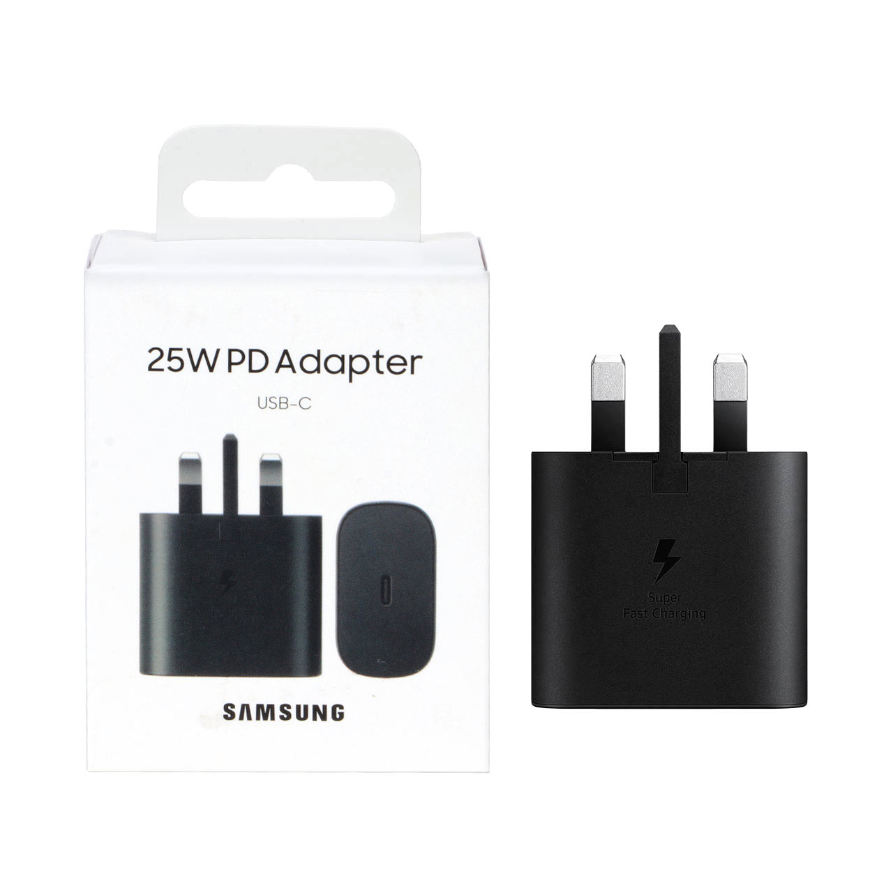 شارژر سه پین SAMSUNG 25W اصلی T2510 ( فست و PD) مشکی + گارانتی