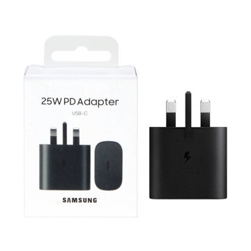 شارژر سه پین SAMSUNG 25W اصلی T2510 ( فست و PD) مشکی + گارانتی